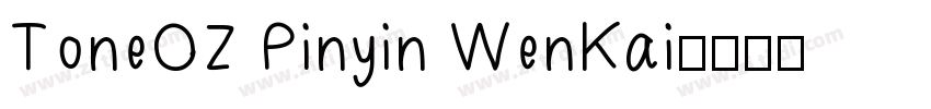 ToneOZ Pinyin WenKai字体转换